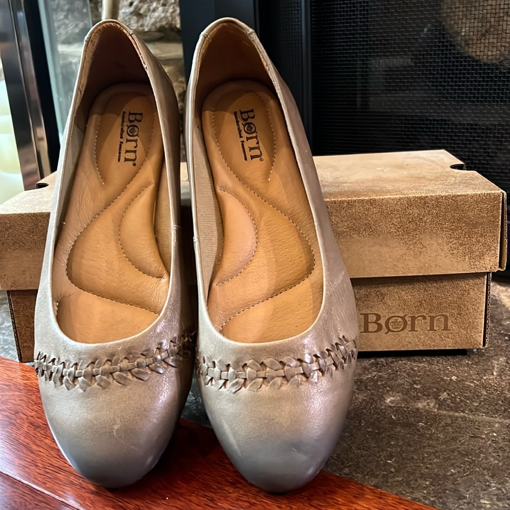 BORN Madeleine Leather Ballet Flats